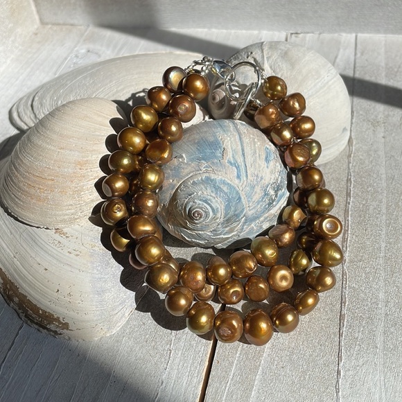 Gold nugget bracelet - Picture 4 of 5